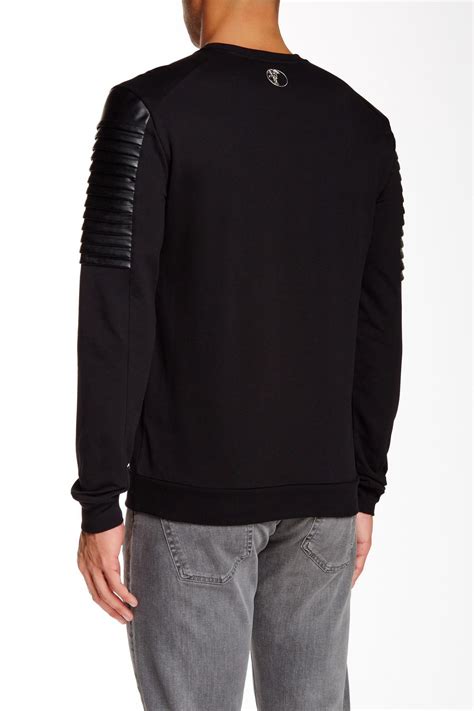 cardigan mens versace|Versace crew neck sweater.